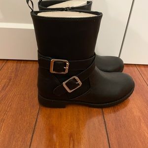 GAP kids black boots size 13